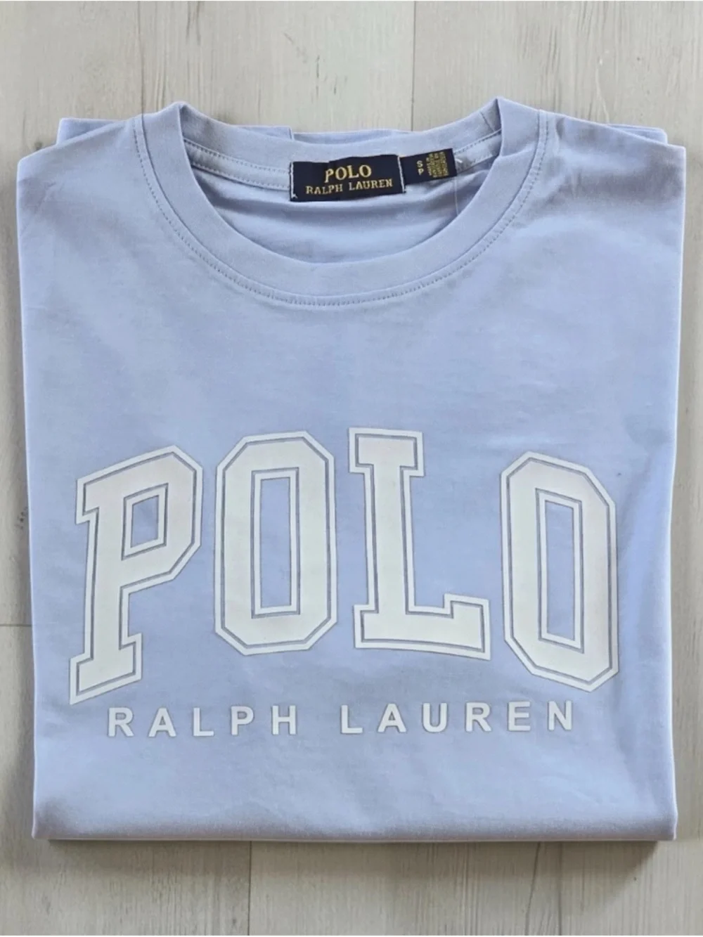 Polo by Ralph Lauren Light Blue Short Sleeve Logo Tee